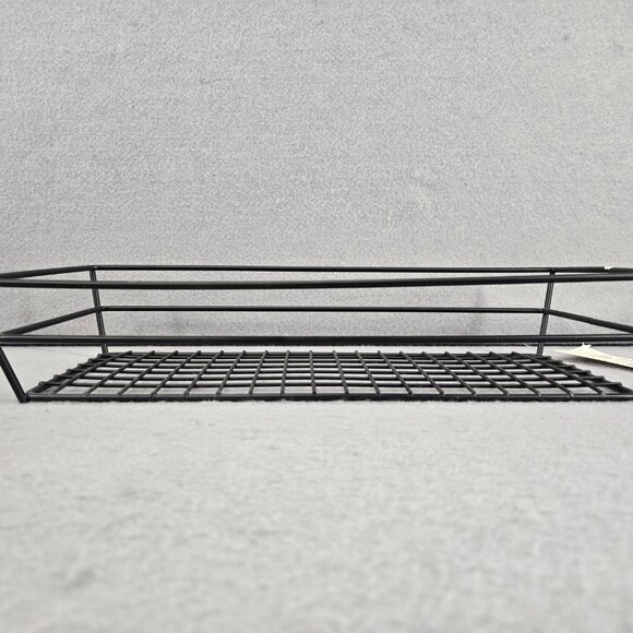 American Metalcraft Grid Black Rectangle Basket, GCRB2613, 13L x 6W x 2.5H - Picture 2 of 6